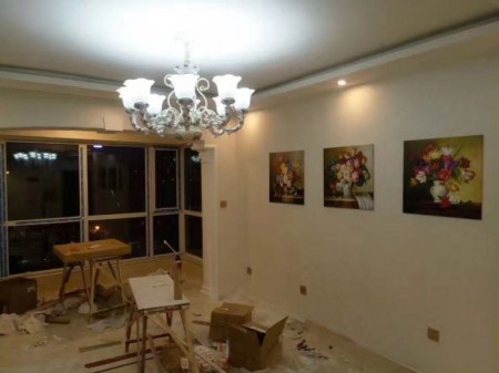 华府丹郡 6楼 75平 东南  新装 地热